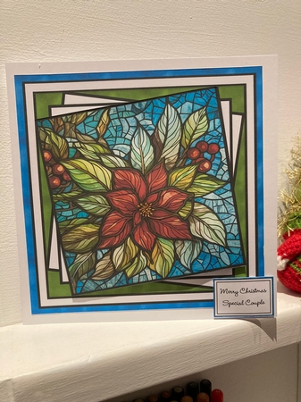 Stained Glass Mixed Christmas Multi Topper Kit by Margaret Holt