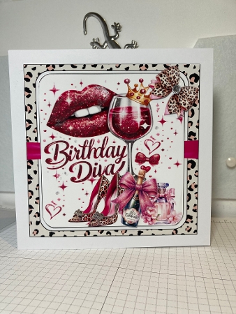 7x7 Birthday Diva choice of four mini kit by Margaret Holt