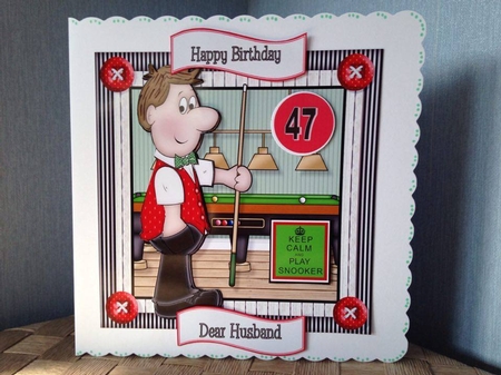 Snooker King Mini Kit. Birthday/father's Day by Margaret Holt