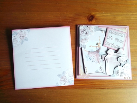 Birthday Dance Card Kit with inserts and envelopes JPEGS and PDF by Margaret Linwood