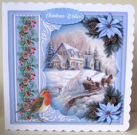 Beautiful Blue Christmas  by Margaret McCartney