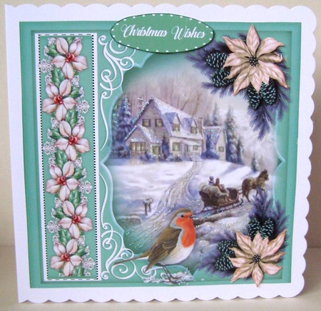 Beautiful Green  Christmas  by Margaret McCartney
