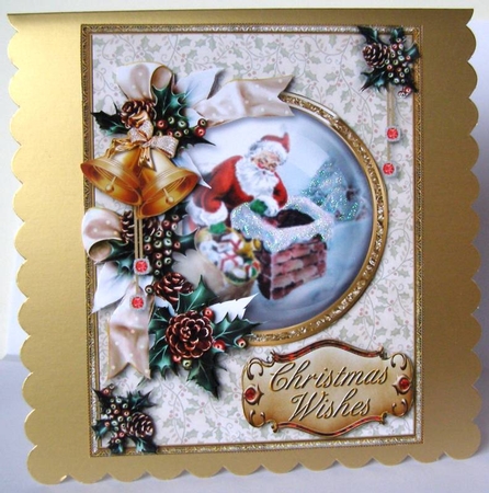 A5 Christmas Bells - Hello Down There by Margaret McCartney