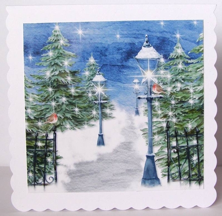 Snow Covered Park no.4 by Margaret McCartney
