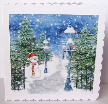 Snow Covered Park No.8 by Margaret McCartney