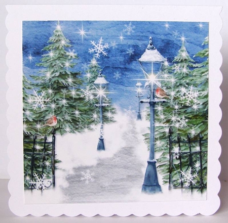Snow Covered Park No.15 by Margaret McCartney