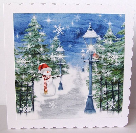Snow Covered Park No.18 by Margaret McCartney