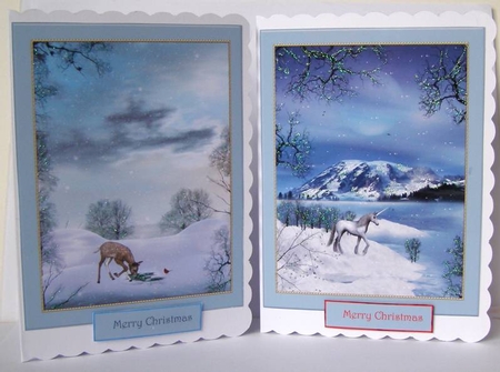 2 Xmas Toppers by Margaret McCartney