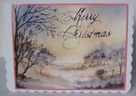 2 Winter scenes 3. A5 Christmas toppers  by Margaret McCartney