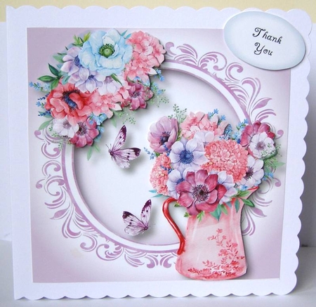 Floral Teacups & Watering Can Bumper Kit by Margaret McCartney