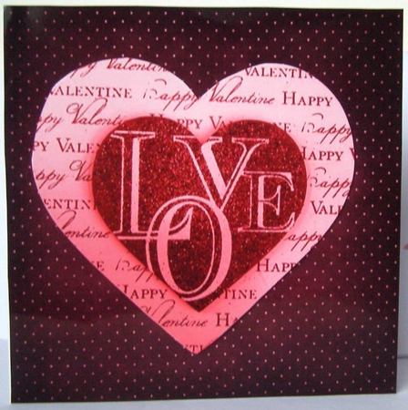 Loving Valentine, kit from Bella Caribena  by Margaret McCartney