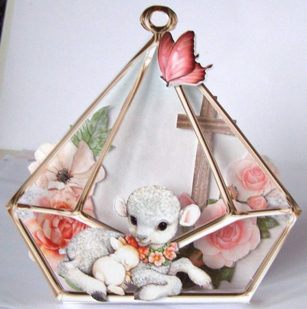 Little Lambs, Design Your Own Terrarium 3d Cards Bumper Kit by Margaret McCartney
