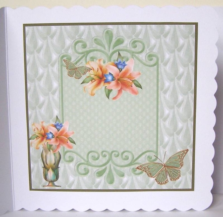 The flower vase insert blank by Margaret McCartney
