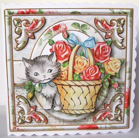 Vintage Cats 2 by Margaret McCartney