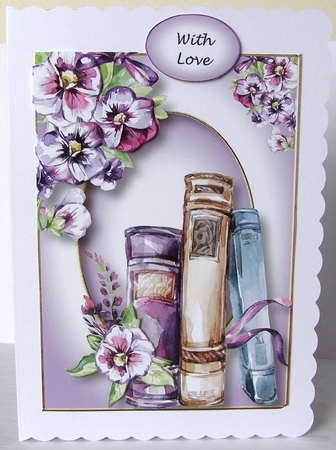 Vibrant Violets 2 A5 by Margaret McCartney