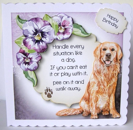 Handle Every Situation Like A Dog - Golden Retriever by Margaret McCartney