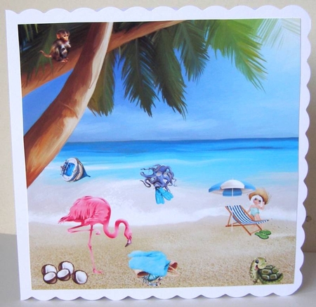 Want Coconut,  kit from Bella Caribena  by Margaret McCartney