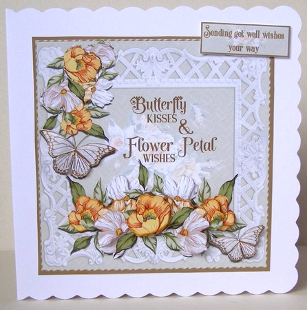 Butterflies and petals mini kit by Margaret McCartney