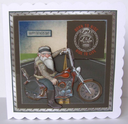 BORN TO RIDE 6X6 by Margaret McCartney