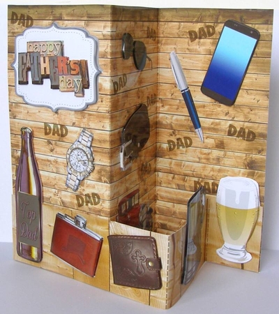 Fathers Day Z Fold Card - Mini Kit by Margaret McCartney