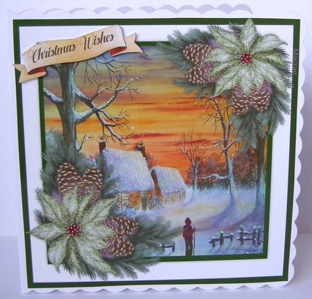 Beautiful Christmas Sunset by Margaret McCartney