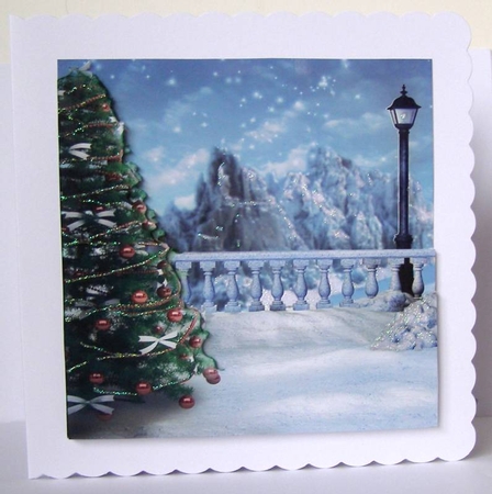 Yule Tide Magic 196 - Christmas - 3D Decoupage + Insert & Tag by Margaret McCartney