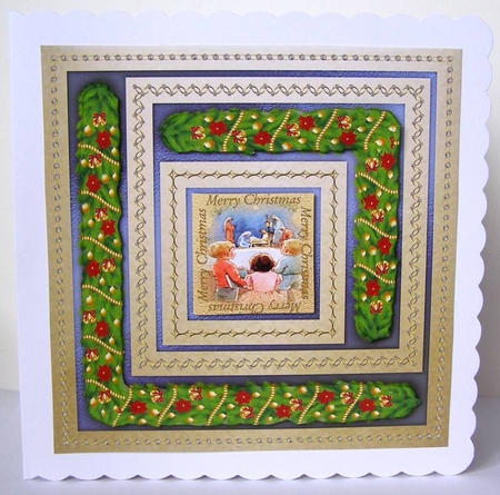 Golden Christmas - Adoration by Margaret McCartney