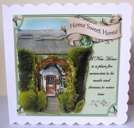 New Home Cottage Arch by Margaret McCartney