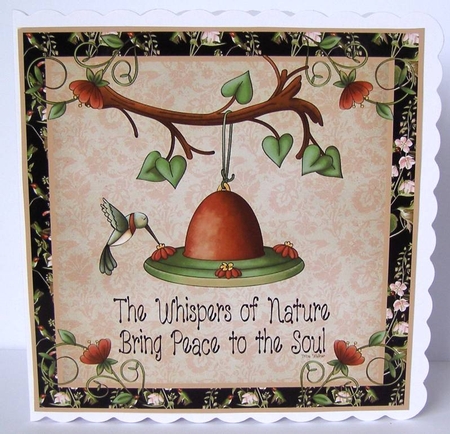3 Humming bird card fronts/toppers 2 by Margaret McCartney