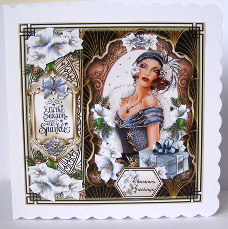 Festive Art Deco 4 Mini Page Kit    by Margaret McCartney