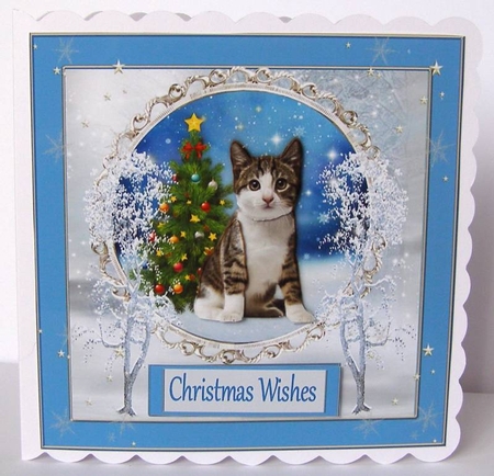 Kitten Christmas 1 by Margaret McCartney