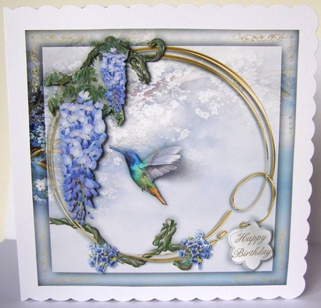 Satin Wings - Wisteria by Margaret McCartney