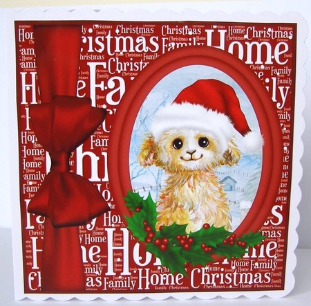 3 Christmas kid goat card fronts/toppers by Margaret McCartney
