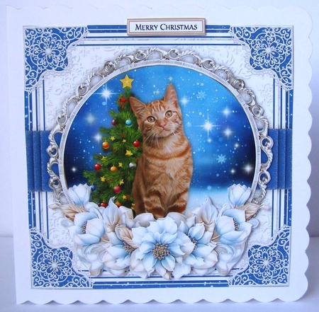 Christmas Cats1 Mini Card Kit by Margaret McCartney