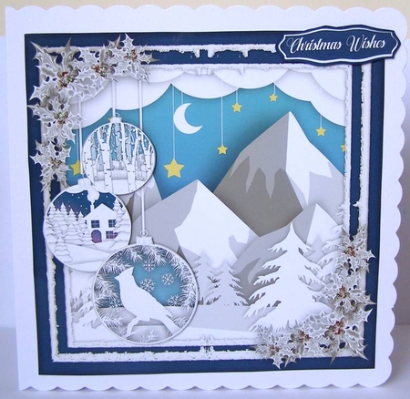 Gorgeous White Christmas 2 by Margaret McCartney
