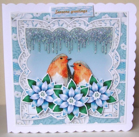 Winter Robin  Couple Mini Kit  by Margaret McCartney