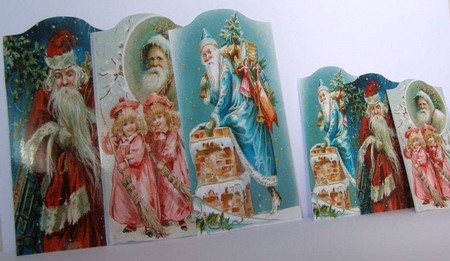 Vintage Santa Christmas Tags #4 by Margaret McCartney