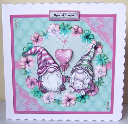 Gnome Love Decoupage Mini Kit by Margaret McCartney