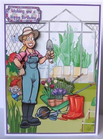 Greenhouse Gardening A5 by Margaret McCartney