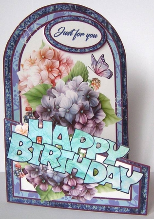Hydrangeas cutaway by Margaret McCartney