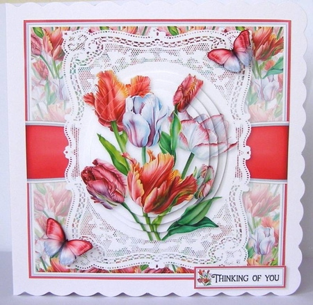 Lace and Floral 3 by Margaret McCartney