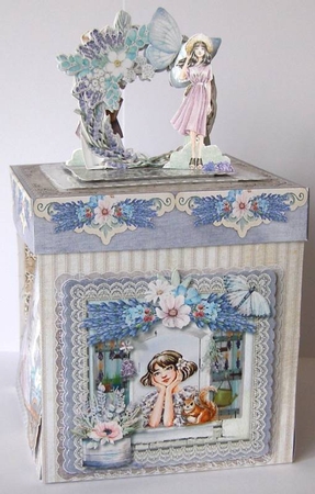 A Moment in Provence Exploding Box Surprise Kit by Margaret McCartney