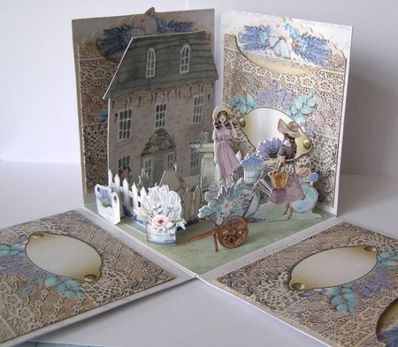 A Moment in Provence Exploding Box Surprise Kit by Margaret McCartney