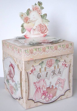 Cute as a Button Nursery #1 - Exploding Box by Margaret McCartney