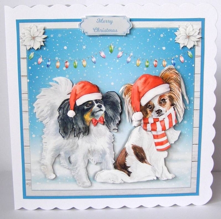 CHRISTMAS PAPILLONS by Margaret McCartney