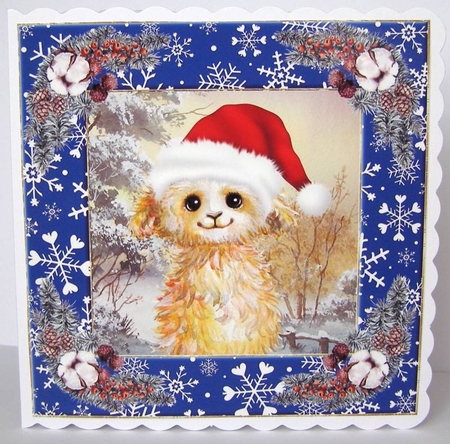 3 Christmas cartoon animal card front/topper(value sheet) 3 by Margaret McCartney