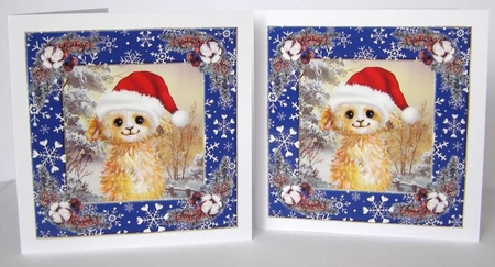 3 Christmas cartoon animal card front/topper(value sheet) 3 by Margaret McCartney