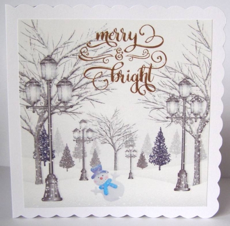 Winter Scene 8x8 by Margaret McCartney