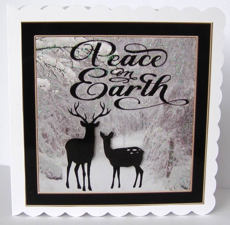 Black and White Christmas 1 by Margaret McCartney