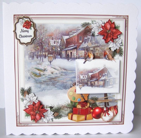 An Artists Winter Impression 04 Mini Page Kit  by Margaret McCartney